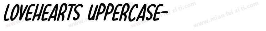 LOVEHEARTS UPPERCASE字体转换